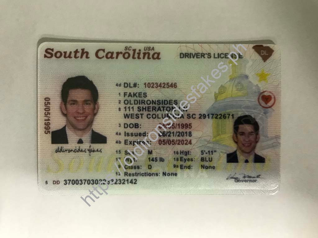 South Carolina Driver License(New SC O21) - Image 3