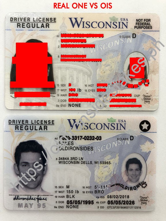 Wisconsin Driver License(WI)