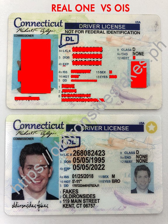 OldIronsidesFakes PH - Connecticut Driver License(New CT)