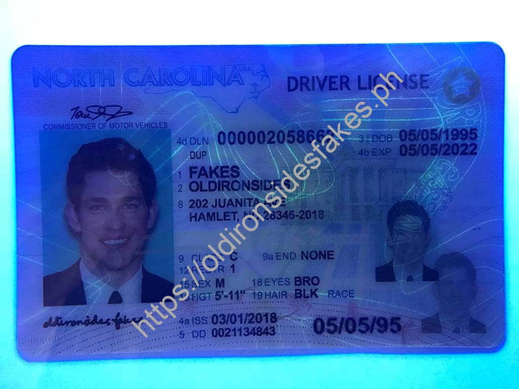 North Carolina Driver License(NC) | old ironsides fakes - Image 4