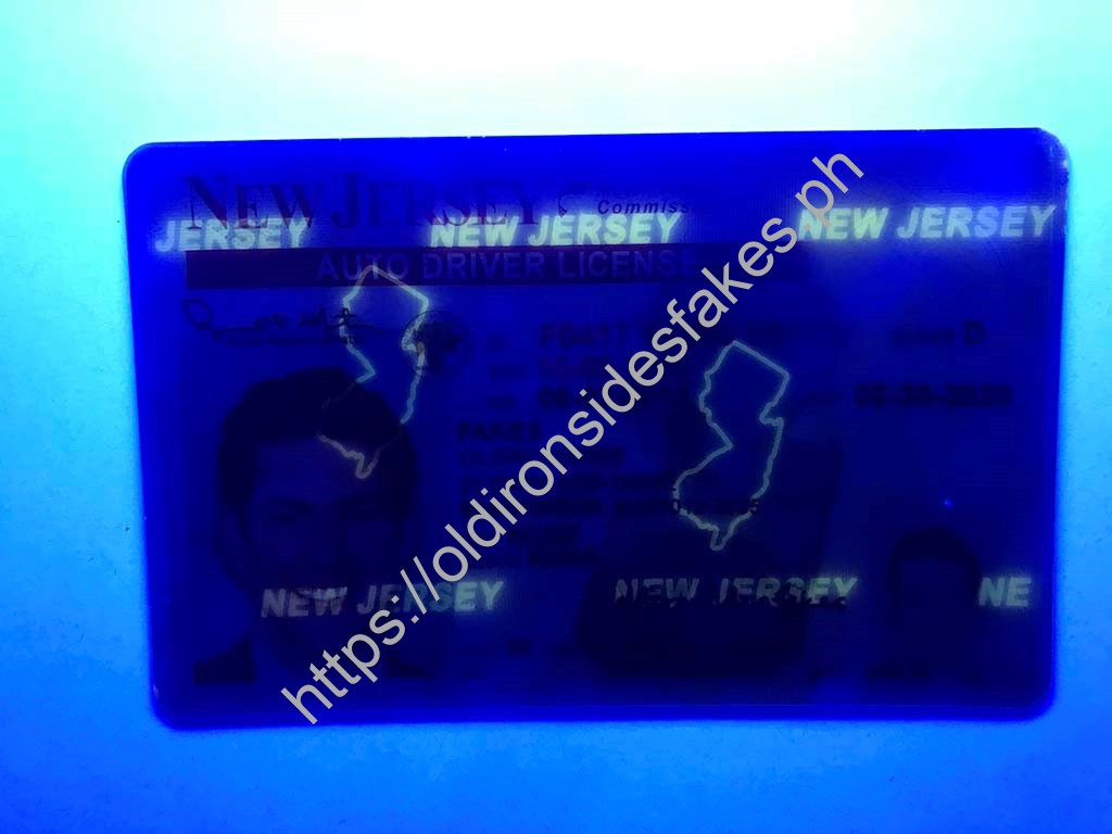 New Jersey Driver License (NJ) | old ironside fake - Image 2