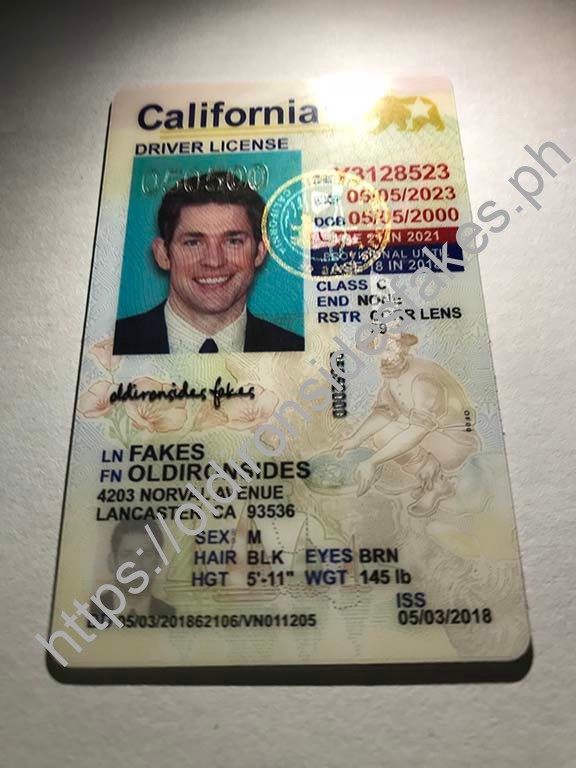 California Driver License(New CA U21) - Image 4