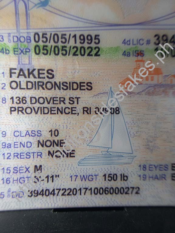 Rhode Island Driver License(New RI) - Image 3
