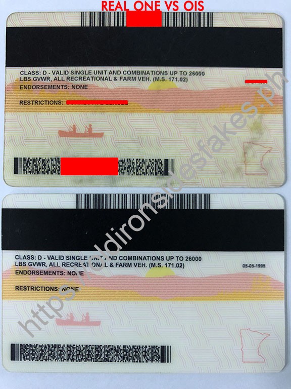 Minnesota Driver License (Old MN) | old iron fakes - Image 3